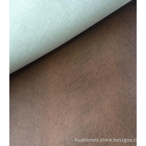 Weft Suede bonded with TC & Embossed